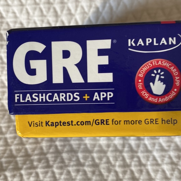 GRE Kaplan flash cards fourth edition - Picture 2 of 4